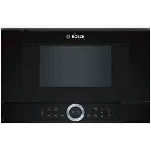 Εντοιχιζόμενος φούρνος μικροκυμάτων Bosch BFL634GB1, χωρητικότητας 21 λίτρων και με AutoPilot 7 αυτόματα προγράμματα, περιστροφικός δακτύλιος πλοήγησης