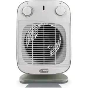 Αερόθερμο δαπέδου Delonghi HFS50B20 GR με μέγιστη ισχύς 2000W, 3 ρυθμίσεις θέρμανσης: 850-1150- 2000W, ρυθμιζόμενο θερμοστάτη χώρου, αντιψυκτική λειτουργία, λυχνία ένδειξης λειτουργίας και χειρολαβή για εύκολη μεταφορά.