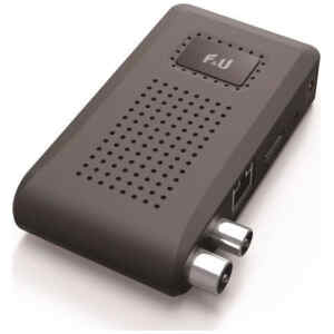 Ψηφιακός δέκτης F&U MPF3575M τηλεόρασης HD DVB-T2 (MPEG-4/H.264/H.265/HEVC/AVC) με USB και λειτουργία PVR