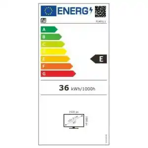 Τηλεόραση F&U LED Fl40111 40" με ανάλυση οθόνης FullHD για να απολαμβάνετε τις ταινίες σας σε υψηλή ανάλυση 1080p. 