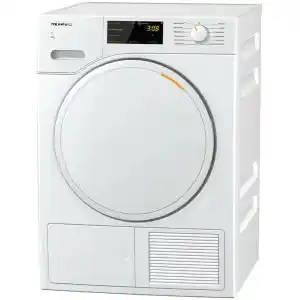 Το στεγνωτήριο Miele TWC220WP 8kg έχει χωρητικότητα 8 κιλά και 12 επιλογές διαφορετικών προγραμμάτων, ώστε να προσαρμόσετε το στέγνωμα ανάλογα με τα ρούχα που έχετε πλύνει. Επιπλέον διαθέτει ψηφιακή οθόνη για την ένδειξη πληροφοριών. Λειτουργεί με αντλία θερμότητας, τεχνολογία η οποία ανακυκλώνει τον ζεστό αέρα, με αποτέλεσμα η κατανάλωση ενέργειας να είναι χαμηλότερη. Τα ρούχα στεγνώνουν σε χαμηλότερες θερμοκρασίες και φθείρονται λιγότερο.