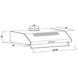 Με τον ελεύθερος απορροφητήρας Gruppe Pratico S-3002A-A01-M29-600 λευκός απόλαυσε καθαρή ατμόσφαιρα, χωρίς δυσάρεστες μυρωδιές στο χώρο της κουζίνας σου, με τον απορροφητήρα Pratico, από τη Gruppe!