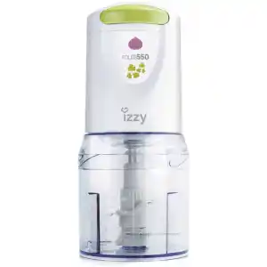 Πολυκόπτης Izzy Multi 550 ισχύος 550 Watt με τετραπλό μαχαίρι που ψιλοκόβει τέλεια και ομοιόμορφα όλο το περιεχόμενο του μπολ, διαθέτει 2 ταχύτητες, μπολ χωρητικότητας 500ml και καπάκι με σύστημα ασφαλείας. Αναμιγνύει τέλεια και πολτοποιεί αποτελεσματικά.