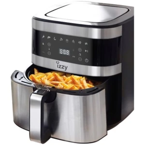 Φριτέζα αέρος (Air Fryer) Izzy IZ-8207 ισχύος 1800 watt χωρητικότητας 7lt για να μπορείτε να μαγειρεύετε με άνεση για εσάς και την οικογένειά σας. Διαθέτει μεγάλη ψηφιακή οθόνη αφής με 8 προεπιλεγμένα προγράμματα και ρύθμιση θερμοκρασίας και χρόνου κατά επιλογή.