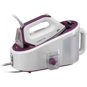 Σύστημα σιδερώματος Braun IS5155WH SS με iCare Technology για ανέμελο σιδέρωμα, εύκολα, γρήγορα, με ασφάλεια για όλα τα υφάσματα, με extra large αποσπώμενο δοχείο νερού χωρητικότητας 2lt και νέο σύστημα καθαρισμού αλάτων Fast Clean System! Έτοιμο για χρήση σε μόλις 2 λεπτά! Με 7.5bar πίεση ατμού και 125 gr/min συνεχή ροή ατμού.