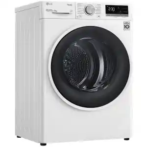 Το στεγνωτήριο LG RH80V9AVHN 8kg έχει χωρητικότητα 8 κιλά και 14 επιλογές διαφορετικών προγραμμάτων, ώστε να προσαρμόσετε το στέγνωμα ανάλογα με τα ρούχα που έχετε πλύνει. Επιπλέον διαθέτει ψηφιακή οθόνη για την ένδειξη πληροφοριών. Κατατάσσεται στην καλύτερη δυνατή ενεργειακή κλάση Α+++ και λειτουργεί με αντλία θερμότητας, τεχνολογία η οποία ανακυκλώνει τον ζεστό αέρα, με αποτέλεσμα η κατανάλωση ενέργειας να είναι χαμηλότερη. Τα ρούχα στεγνώνουν σε χαμηλότερες θερμοκρασίες και φθείρονται λιγότερο.