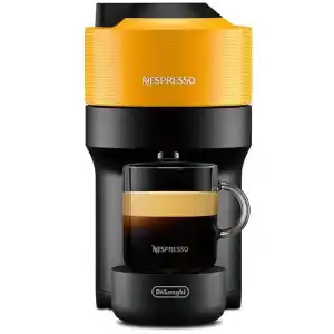 Η καφετιέρα Nespresso Delonghi ENV90.Y Vertuo Pop πηγαίνει ένα βήμα πιο πέρα την πλήρη συλλογή προτάσεων καφέ Nespresso. Επιλέξτε το μέγεθος που προτιμάτε ανάμεσα σε τέσσερα διαφορετικά μεγέθη κούπας, από Espresso (40 ml ο μονός, 80 ml ο διπλός), Gran Lungo(150 ml) και κλασσικοί Signature Mug (230 ml). Η μηχανή καφέ διαβάζει το barcode που αναγράφεται πάνω σε κάθε ανακυκλώσιμη κάψουλα καφέ και σας προσφέρει τους κρυμμένους του θησαυρούς με το πάτημα ενός κουμπιού. Τα αρώματα, τις γεύσεις και, το σημαντικότερο συστατικό, την πλούσια κρέμα.