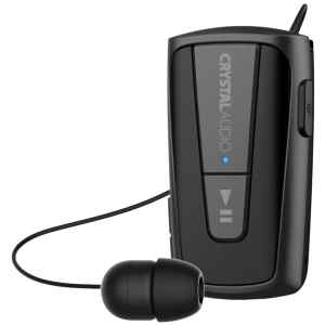 Τα In-ear Bluetooth Handsfree Crystal Audio R3G είναι Bluetooth ακουστικό εξοπλισμένο με μπαταρία μεγάλης διάρκειας, της οποίας η φόρτιση γίνεται από καλώδιο USB Type-C. Με αυτονομία έως και 9 με 11 ώρες μπορείς να ακούς την αγαπημένη σου μουσική και να πραγματοποιείς κλήσεις από το κινητό σου χωρίς περιορισμούς.