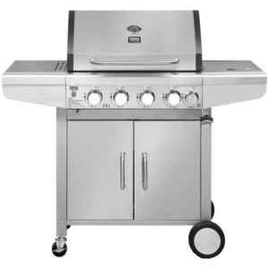 Η ψησταριά υγραερίου Teesa TSA0096Q BBQ5000 διαθέτει 5 εστίες, με τις οποίες μπορείτε να έχετε πολλαπλές ζώνες θερμοκρασίας στην επιφάνεια ψησίματος ώστε να ψήνετε διαφορετικά είδη φαγητού ταυτόχρονα (π.χ. κρέας σε υψηλή θερμοκρασία και λαχανικά σε χαμηλή). Η επιφάνεια ψησίματος είναι 59x40εκ. και θα μπορέσετε να ψήσετε περίπου 5 μπριζόλες τη φορά.