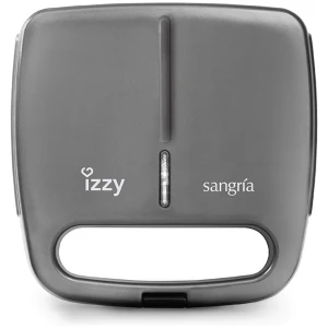 Η τοστιέρα Izzy Sangria IZ-2011 Grey, με ισχύ 800 Watt, μπορεί να ψήσει ταυτόχρονα έως και 2 τόστ. Οι πλάκες της είναι με ραβδώσεις, οι οποίες δε συγκρατούν πολλά υγρά όπως λάδια και λίπη, και έτσι το ψήσιμο γίνεται πιο υγιεινό. Μονοκόμματες αντικολλητικές πλάκες γκριλ για εύκολο καθαρισμό και λυχνίες λειτουργίας και επίτευξης θερμοκρασίας.