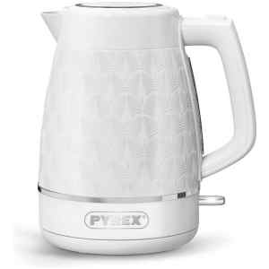 Ο βραστήρας Pyrex SB-4020 λευκός, διαθέτει ισχύ 2200 Watt και χωρητικότητα 1.7 λίτρα. Μπορεί να σας προσφέρει έως και 8 φλιτζάνια ζεστού νερού. Αποτελεί έναν πολύ χρήσιμο βοηθό για την κουζίνα σας, καθώς ζεσταίνει το νερό σε μικρότερο χρονικό διάστημα, σε σχέση με ένα γκαζάκι ή μια εστία. Έτσι μπορείτε να φτιάξετε πολύ γρήγορα ένα ζεστό ρόφημα ή ακόμα και να τον χρησιμοποιήσετε στις μαγειρικές σας παρασκευές. Διαθέτει κανάτα η οποία είναι κατασκευασμένη από πλαστικό, κάτι που κάνει τον βραστήρα πιο ελαφρύ σε σχέση με τα υπόλοιπα υλικά. Επίσης, ο καθαρισμός του είναι πολύ γρήγορος και εύκολος, ενώ παράλληλα έχει μεγάλη αντοχή σε χτυπήματα.