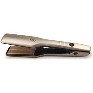 Η πρέσα μαλλιών Izzy Infrared Keratine 222720 με την τεχνολογία των υπέρυθρων εξασφαλίζει τριπλή αποτελεσματικότητα και ομοιόμορφη κατανομή της θερμότητας και στις δύο πλάκες για μια βαθιά δράση στην τρίχα. Η μέγιστη θερμοκρασία των 230οC πετυχαίνει πολύ γρήγορο αποτέλεσμα!