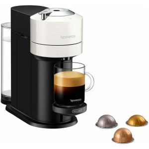 Η καφετιέρα Nespresso Delonghi Vertuo Next ENV120.W εξυπηρετεί 4 διαφορετικά μεγέθη κάψουλας.