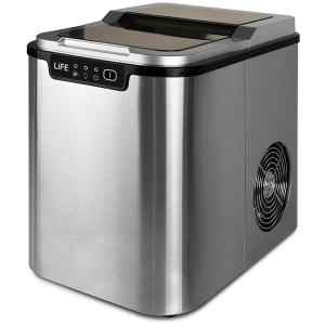 Παγομηχανή Life 12kg 221-0257 με ισχύ 150 Watt. Η παραγωγή της σε πάγο μπορεί να φτάσει έως και 12 κιλά την ημέρα, κάνοντας την ιδανική για μικρά καταστήματα αλλά και το σπίτι. Είναι εύκολη στη εγκατάστασή της, καθώς διαθέτει δοχείο νερού και δε χρειάζεται σύνδεση στο δίκτυο παροχής.