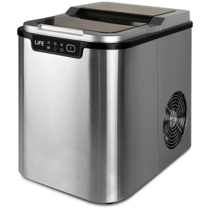 Παγομηχανή Life 12kg 221-0257 με ισχύ 150 Watt. Η παραγωγή της σε πάγο μπορεί να φτάσει έως και 12 κιλά την ημέρα, κάνοντας την ιδανική για μικρά καταστήματα αλλά και το σπίτι. Είναι εύκολη στη εγκατάστασή της, καθώς διαθέτει δοχείο νερού και δε χρειάζεται σύνδεση στο δίκτυο παροχής.