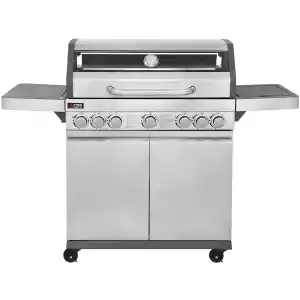 Η ψησταριά υγραερίου σχάρας Thermogatz Gs Grill View 5+1+1 έχει σχέση ποιότητας/τιμής της Thermogatz σας προσφέρει μια ψησταριά που συνδυάζει υψηλές αποδόσεις με εξέχοντα χαρακτηριστικά. Διαθέτει κεραμικό καυστήρα infrared Backburner 3,5kW, μια εξαιρετική προσθήκη κατάλληλη τόσο για ψήσιμο σε υψηλές θερμοκρασίες, όσο και για το λεγόμενο slow and low μαγείρεμα.