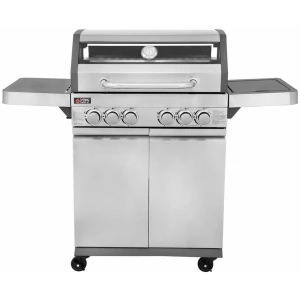 Η ψησταριά υγραερίου σχάρας Thermogatz Gs Grill View 4+1+1 έχει σχέση ποιότητας/τιμής της Thermogatz σας προσφέρει μια ψησταριά που συνδυάζει υψηλές αποδόσεις με εξέχοντα χαρακτηριστικά. Διαθέτει κεραμικό καυστήρα infrared Backburner 3,5kW, μια εξαιρετική προσθήκη κατάλληλη τόσο για ψήσιμο σε υψηλές θερμοκρασίες, όσο και για το λεγόμενο slow and low μαγείρεμα.