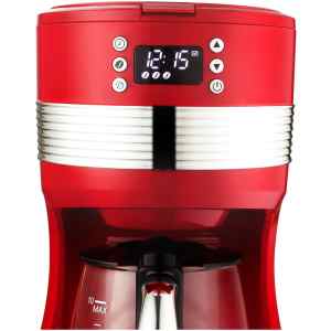 Η καφετιέρα φίλτρου Morris R20843CMR, δέχεται αλεσμένο καφέ σε σκόνη. Αυτό την καθιστά εύκολη και γρήγορη στη χρήση, αφού εσείς απλά προσθέτετε καφέ στο φίλτρο και στη συνέχεια πατάτε το κουμπί εκκίνησης ώστε να ξεκινήσει η εκχύλιση. Το δοχείο νερού έχει χωρητικότητα 1.4 λίτρα και μπορεί να παράξει έως και 10 κούπες καφέ.