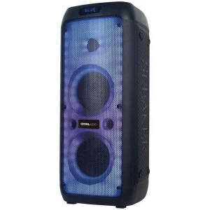 Σύστημα Karaoke Crystal Audio PRT-14 για ξέφρενα parties & ασταμάτητο κέφι με LED φωτισμός party flame light και δυνατότητα ασύρματης ταυτόχρονης σύνδεσης 2 ηχείων Stereo -ΤWS.
