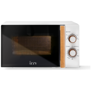 Ο φούρνος μικροκυμάτων Izzy IZ-8006 λευκός με ισχύ 1050 watt, έχει χωρητικότητα 20 λίτρα και μπορεί να καλύψει τις ανάγκες μιας μικρής οικογένειας (έως 3 άτομα). Οι διαστάσεις του φούρνου είναι 45cm πλάτος, 26cm βάθος και 30cm ύψος.