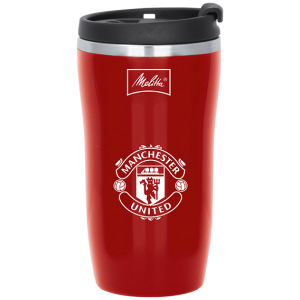 Η κούπα θερμός Melitta Man Utd ταξιδιού διατηρεί τα αγαπημένα σας ποτά ζεστά αλλά και κρύα, επειδή αποτελείται από σώμα διπλού τοιχώματος από ανοξείδωτο χάλυβα με βέλτιστες μονωτικές ιδιότητες. Ο εργονομικός σχεδιασμός και η αντιολισθητική του επιφάνεια το καθιστούν εύκολο στη χρήση και ελκυστικό.