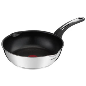 Τηγάνι Tefal Emotion G6 E30077 26cm (Βαθύ) από ανώτερης ποιότητας ανοξείδωτο ατσάλι 18/10, με εγγύηση 10 έτη. Διαθέτει ενισχυμένη βάση που διαχέει τη θερμότητα εξασφαλίζοντας τέλειo μαγείρεμα και αντικολλητική επίστρωση τιτανίου.