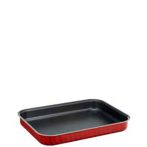 Ταψί ορθογώνιο Tefal Coral Flame 31x24cm με αποκλειστικό σχεδιασμό, εσωτερική αντικολλητική επίστρωση για εύκολο σερβίρισμα και καθάρισμα, κατασκευασμένο απο αλουμίνιο, τέλεια και ομοιογενής διάχυση της θερμότητας για άψογο ρόδισμα του φαγητού
