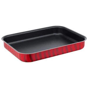 Με το ταψί ορθογώνιο Tefal Tempo Flame 27x37cm θα μαγειρεύετε νόστιμα γεύματα κάθε μέρα είναι πλέον εφικτό χάρη στα αντικολλητικά ταψιά TEFAL Tempo Flame. Χάρη στην αποτελεσματική αντικολλητική τους επίστρωση για βελτιωμένη ολίσθηση και εύκολο ξεφορμάρισμα, το μαγείρεμα δεν ήταν ποτέ ευκολότερο. Ανακαλύψτε την τέλεια ομοιόμορφη διάχυση θερμότητας, για άψογο, λαχταριστό χρυσοκαφέ φινίρισμα και ιδανικό ψήσιμο. Τα ιδανικά αποτελέσματα συνδυάζονται με την ευκολία στο καθάρισμα χάρη στην υψηλής ποιότητας αντικολλητική επίστρωση, προσφέροντας τον ευκολότερο τρόπο για να επιτύχετε το τέλειο μαγείρεμα χωρίς κόπο.