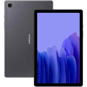 Tablet Samsung Galaxy Tab A7 (3GB/32GB) Dark Grey με οθόνη 10.4” WUXGA+ (2000x1200), επεξεργαστή Snapdragon 662, μπαταρία 7.040 mAh με υποστήριξη ταχείας φόρτισης 15W, τέσσερα στερεοφωνικά ηχεία με υποστήριξη Dolby Atmos, κύρια κάμερα 8MP αυτόματης εστίασξς καθώς και υποδοχή ακουστικών 3,5mm. Επιπλέον έχει μεταλλικό design, συμμετρικό bezel και πάχος μόλις 7 mm.