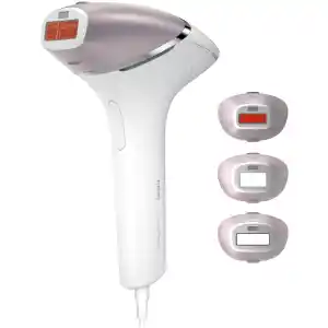 Το σετ αποτρίχωσης Philips Lumea IPL BRI947/00 εφαρμόζει ήπιους παλμούς φωτός στη ρίζα της τρίχας, βάζοντας το ωοθυλάκιο σε φάση ανάπαυσης. Κατά συνέπεια, η ποσότητα τρίχας που μεγαλώνει το σώμα μειώνεται σταδιακά. Η θεραπεία για την πρόληψη της αναγέννησης των μαλλιών είναι ασφαλής και ήπια, ακόμη και σε ευαίσθητες περιοχές.