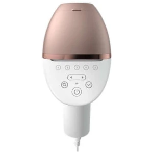 Αποτριχωτική μηχανή Laser Philips Lumea BRI945/00, κατάλληλη για χρήση στο σώμα. Διαθέτει τεχνολογία IPL, όπου το έντονο παλμικό φως θέτει τους θύλακες της τρίχας σε φάση ανάπαυσης, με αποτέλεσμα τη σταδιακή μείωση της τριχοφυΐας. Λειτουργεί με ρεύμα.