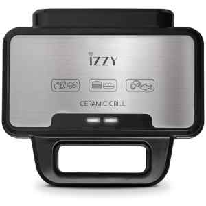 Η τοστιέρα Izzy IZ-2018 Inox, με ισχύ 1000 Watt, μπορεί να ψήσει ταυτόχρονα έως και 2 τόστ. Οι πλάκες της είναι με ραβδώσεις, οι οποίες δε συγκρατούν πολλά υγρά όπως λάδια και λίπη, και έτσι το ψήσιμο γίνεται πιο υγιεινό.