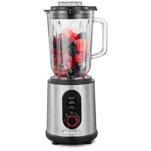 Το μπλέντερ Pyrex SB-870 Inox έχει ισχύ 1200W, ικανή για να αλέσει υγρά όπως για παράδειγμα χυμό ή γάλα, φρούτα, ακόμη και ξηρά υλικά όπως δημητριακά ή νιφάδες βρώμης. Διαθέτει γυάλινη κανάτα χωρητικότητας 1.5 λίτρων, η οποία μπορεί να καλύψει τις ανάγκες μιας οικογένειας και να βγάλει περίπου 3 με 5 ποτήρια ροφήματος. Το πλεονέκτημα της γυάλινης κανάτας είναι ότι δε θαμπώνει και δε χαράσσεται από την κοπή σκληρών υλικών όπως για παράδειγμα οι ξηροί καρποί. Μπορείτε ακόμη να φτιάξετε ροφήματα smoothie, με γάλα ή γιαούρτι. Επιπλέον, χάρη στην τεχνολογία των λεπίδων που διαθέτει, μπορεί να θρυμματίσει πάγο, για να δημιουργήσετε ένα δροσιστικό ρόφημα όπως γρανίτα ή cocktail.