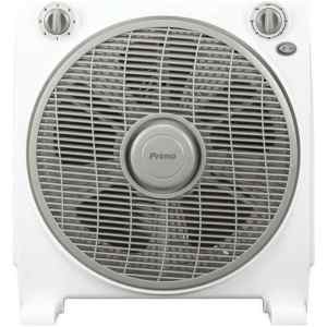 Ανεμιστήρας Box Fan Primo 800452 λευκό γκρι. Ανεμιστήρας Box Fan 30εκ με 5 φτερά για 30% μεγαλύτερη κατανομή του αέρα. Με 3 ταχύτητες λειτουργίας, Χρονοδιακόπτη 2 ωρών & Περιστρεφόμενο πλέγμα 360°.