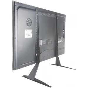 Η επιτραπέζια βάση τηλεόρασης DMP DS201 έχει εύκολα προσβάσιμες οι συνδέσεις της τηλεόρασης, μετά την τοποθέτησή της στη βάση και είναι ικανοποιητικά σταθερή. Μέγιστο φορτίο έχει 45kg, ελάχιστη διάσταση τηλεόρασης 37", μέγιστη διάσταση τηλεόρασης 65" και vesa mount 400 x 400mm.