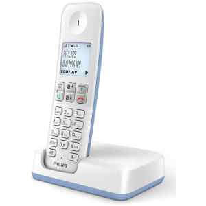 Το ασύρματο τηλέφωνο Philips D2501S-34 λευκό έχει τη δυνατότητα αποθήκευσης τηλεφωνικών επαφών. Έχει λειτουργία αναγνώρισης κλήσης για να βλέπετε ποιός σας καλεί. Επιπλέον, όταν δεν χρησιμοποιείτε το τηλέφωνο, μπορείτε να ενεργοποιήσετε την λειτουργία eco για εξοικονόμηση ενέργειας και μείωση της εκπεμπόμενης ακτινοβολίας.