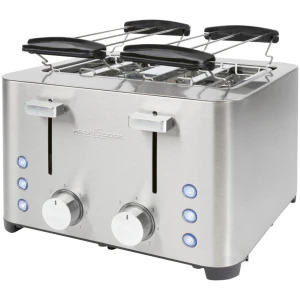 Η φρυγανιέρα Profi Cook PC-TA 1252 διαθέτει ισχύ 1500 Watt και υποδοχές για 4 φέτες ψωμιού. Μπορεί να εξυπηρετήσει τις ανάγκες μιας οικογένειας για την καθημερινή παρασκευή του πρωινού ή του σνακ.