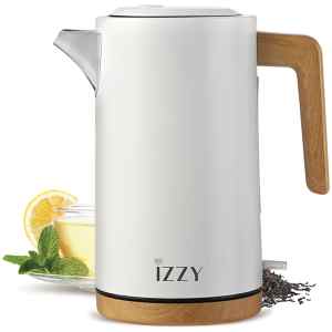 Ο βραστήρας Izzy IZ-3016 λευκός, διαθέτει ισχύ 2200 Watt και χωρητικότητα 1.7 λίτρα. Μπορεί να σας προσφέρει έως και 8 φλιτζάνια ζεστού νερού. Αποτελεί έναν πολύ χρήσιμο βοηθό για την κουζίνα σας, καθώς ζεσταίνει το νερό σε μικρότερο χρονικό διάστημα, σε σχέση με ένα γκαζάκι ή μια εστία. Έτσι μπορείτε να φτιάξετε πολύ γρήγορα ένα ζεστό ρόφημα ή ακόμα και να τον χρησιμοποιήσετε στις μαγειρικές σας παρασκευές.