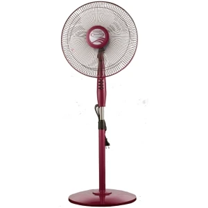 Ο ανεμιστήρας ορθοστάτης Juro-Pro Aiolos Bordeaux FS-40 σας έχει ισχύ 50W. Αυτό σημαίνει ότι μπορεί να σας δροσίσει με συνεχόμενη ροή ευχάριστου αέρα, που μπορείτε να ρυθμίσετε μέσα από τρεις ταχύτητες.