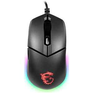 To gaming ποντίκι MSI Clutch GM11 RGB είναι ένα ενσύρματο gaming ποντίκι σχεδιασμένο και για τα δύο χέρια, με οπτικό αισθητήρα και ανάλυση 5000 DPI. Διαθέτει 6 κουμπιά και φωτισμό RGB που μπορεί να πάρει διάφορες αποχρώσεις.