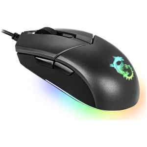 To gaming ποντίκι MSI Clutch GM11 RGB είναι ένα ενσύρματο gaming ποντίκι σχεδιασμένο και για τα δύο χέρια, με οπτικό αισθητήρα και ανάλυση 5000 DPI. Διαθέτει 6 κουμπιά και φωτισμό RGB που μπορεί να πάρει διάφορες αποχρώσεις.