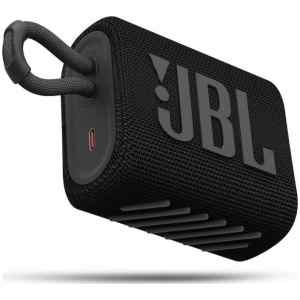Το αδιάβροχο ηχείο JBL Go 3 μαύρο προσφέρει πέντε ώρες αναπαραγωγής μουσικής με μία μόνο φόρτιση εκπέμποντας εξαιρετικά πλούσιο και λεπτομερή ήχο με βαθύ μπάσο. Σύνδεσέ το μέσω Bluetooth με το smartphone, το tablet ή άλλη συμβατή συσκευή και άκου μουσική με κορυφαία ποιότητα ήχου αμέσως μόλις το σκεφτείς.