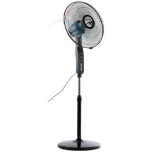 Ανεμιστήρας ορθοστάτης Juro-Pro Anemos στα 60 Watt, με διάμετρο 40 cm (16’’ ιντσών). Διαθέτει 3 επιλογές ταχύτητας, ρύθμιση κάθετης κλίσης και ρυθμιζόμενο ύψος για να προσαρμόζεται ο διαχεόμενος αέρας. Εύκολη και άνετη αλλαγή στις ρυθμίσεις με το τηλεχειριστήριο ενώ μπορεί να προγραμματιστεί η απενεργοποίηση της συσκευής με τον χρονοδιακόπτη.