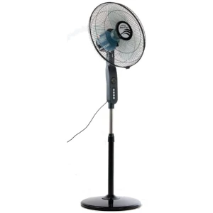 Ανεμιστήρας ορθοστάτης Juro-Pro Anemos στα 60 Watt, με διάμετρο 40 cm (16’’ ιντσών). Διαθέτει 3 επιλογές ταχύτητας, ρύθμιση κάθετης κλίσης και ρυθμιζόμενο ύψος για να προσαρμόζεται ο διαχεόμενος αέρας. Εύκολη και άνετη αλλαγή στις ρυθμίσεις με το τηλεχειριστήριο ενώ μπορεί να προγραμματιστεί η απενεργοποίηση της συσκευής με τον χρονοδιακόπτη.