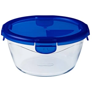 Φαγητοδοχείο Pyrex 288P 333246 20 cm, με στεγανοποιημένο πλαστικό καπάκι, κατάλληλο και για μεταφορά υγρών και ανθεκτικό σε εναλλαγές θερμοκρασίας έως 220°C, αποτελεί την ιδανική επιλογή για να αποθηκεύσεις το φαγητό σου.