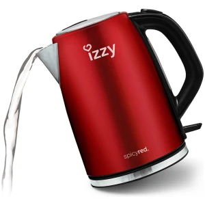 Ο βραστήρας Izzy IZ-3011 κόκκινος διαθέτει ισχύ 2200 Watt και χωρητικότητα 1.7 λίτρα. Μπορεί να σας προσφέρει έως και 8 φλιτζάνια ζεστού νερού. Αποτελεί έναν πολύ χρήσιμο βοηθό για την κουζίνα σας, καθώς ζεσταίνει το νερό σε μικρότερο χρονικό διάστημα, σε σχέση με ένα γκαζάκι ή μια εστία. Έτσι μπορείτε να φτιάξετε πολύ γρήγορα ένα ζεστό ρόφημα ή ακόμα και να τον χρησιμοποιήσετε στις μαγειρικές σας παρασκευές. Διαθέτει κανάτα η οποία εξωτερικά είναι κατασκευασμένη από ανοξείδωτο ατσάλι, που προσφέρει μεγαλύτερη αντοχή και ανθεκτικότητα στη χρήση και τον χρόνο, ενώ παράλληλα καθαρίζεται εύκολα.