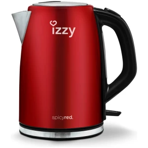 Ο βραστήρας Izzy IZ-3011 κόκκινος διαθέτει ισχύ 2200 Watt και χωρητικότητα 1.7 λίτρα. Μπορεί να σας προσφέρει έως και 8 φλιτζάνια ζεστού νερού. Αποτελεί έναν πολύ χρήσιμο βοηθό για την κουζίνα σας, καθώς ζεσταίνει το νερό σε μικρότερο χρονικό διάστημα, σε σχέση με ένα γκαζάκι ή μια εστία. Έτσι μπορείτε να φτιάξετε πολύ γρήγορα ένα ζεστό ρόφημα ή ακόμα και να τον χρησιμοποιήσετε στις μαγειρικές σας παρασκευές. Διαθέτει κανάτα η οποία εξωτερικά είναι κατασκευασμένη από ανοξείδωτο ατσάλι, που προσφέρει μεγαλύτερη αντοχή και ανθεκτικότητα στη χρήση και τον χρόνο, ενώ παράλληλα καθαρίζεται εύκολα.