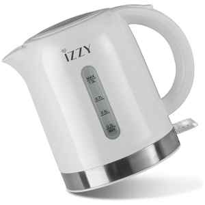 Ο βραστήρας Izzy IZ-3013 λευκός διαθέτει ισχύ 1500 Watt και χωρητικότητα 1 λίτρο. Μπορεί να σας προσφέρει έως και 5 φλιτζάνια ζεστού νερού. Αποτελεί έναν πολύ χρήσιμο βοηθό για την κουζίνα σας, καθώς ζεσταίνει το νερό σε μικρότερο χρονικό διάστημα, σε σχέση με ένα γκαζάκι ή μια εστία. Έτσι μπορείτε να φτιάξετε πολύ γρήγορα ένα ζεστό ρόφημα ή ακόμα και να τον χρησιμοποιήσετε στις μαγειρικές σας παρασκευές.