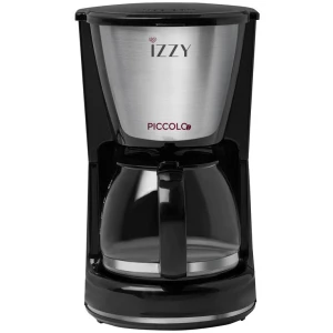 Καφετιέρα φίλτρου Izzy Piccolo IZ6100 650 watt με γυάλινη κανάτα χωρητικότητας 6 φλιτζάνια. Διαθέτει μόνιμο αφαιρούμενο φίλτρο υψηλής τεχνολογίας, Anti-drip για ασφαλή αφαίρεση της κανάτας και αυτόματη παύση λειτουργίας.