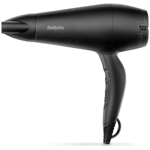 Σεσουάρ μαλλιών Babyliss D215DE διαθέτει υψηλή ισχύ στα 2000 watt με δυνατή ροή αέρα για γρήγορο στέγνωμα και φορμάρισμα των μαλλιών. Έχει ιονική λειτουργία, ρυθμιζόμενη θερμοκρασία, με 2 ταχύτητες, περιλαμβάνει διαχυτήρας, 3 επίπεδα θερμοκρασίας, με βύσμα ΕΕ και προϊόν Plug-in.